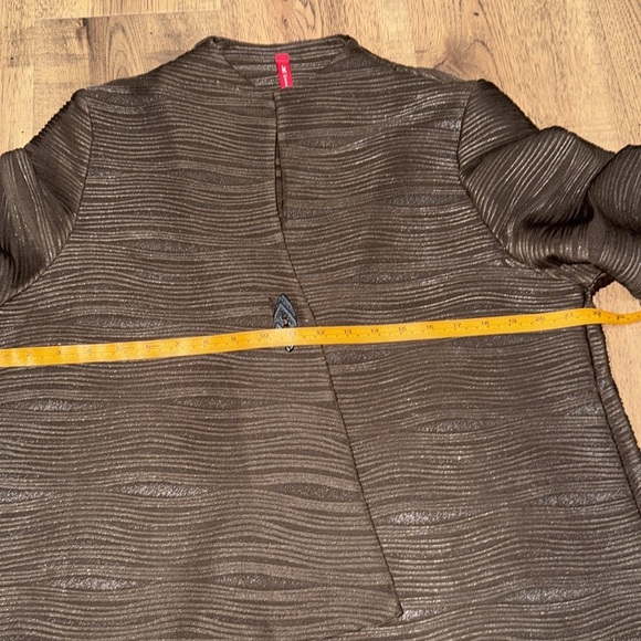 IC by CONNIE K. Brown Textured Jacket - Picture 6 of 13